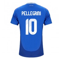 Maglie da calcio Italia Lorenzo Pellegrini #10 Prima Maglia Europei 2024 Manica Corta